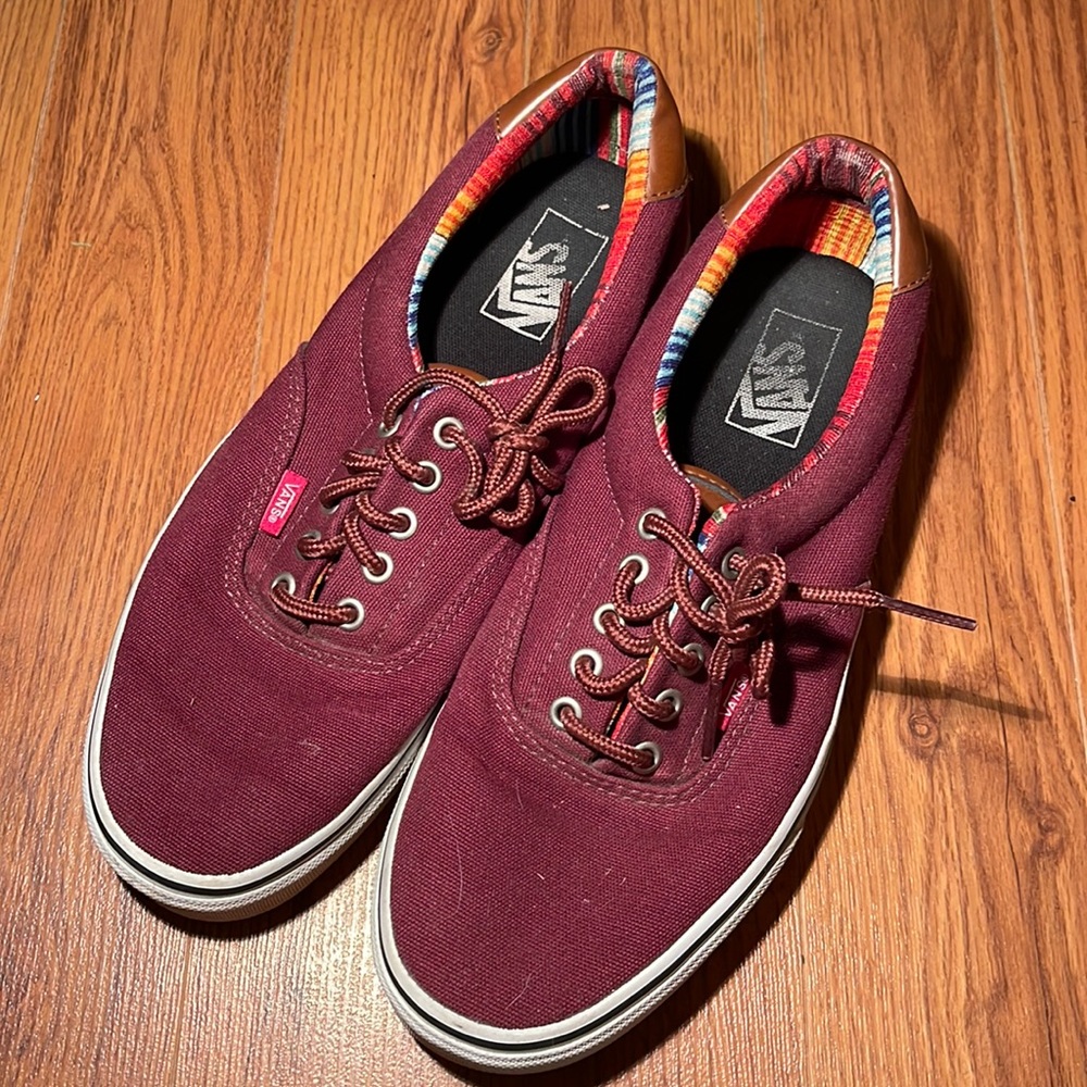 Mens burgundy vans